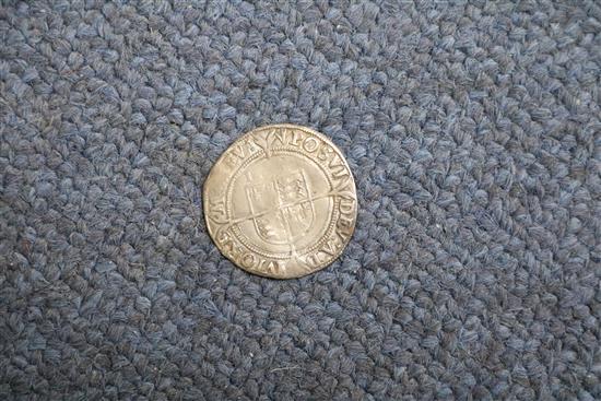 Elizabeth I silver coinage - a shilling and three sixpences (4)